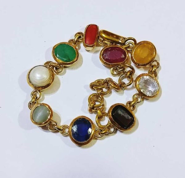 Turquoise Panchdhatu Bracelet (Design B11) | GemPundit