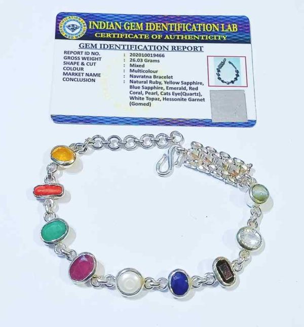 Radhna Indian Mix Gemstones Navgrah (9 Planet + Stars) 12.5 mm Bead  Stretchable Bracelet, no gemstone : Amazon.co.uk: Fashion